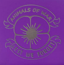 Load image into Gallery viewer, Animals of War Poppy