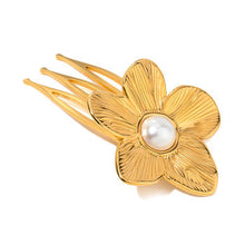 Load image into Gallery viewer, Costume - Jewellery - Hair Clips/Pins - Cute Bow/flower Styles - Stylish 18 Ct Gold Plated