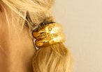 Load image into Gallery viewer, Costume - Jewellery - Hair Bands & Accessories - Ponytail Clips/Combs - Stylish 18 Ct Gold Plated