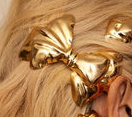Load image into Gallery viewer, Costume - Jewellery - Hair Bands & Accessories - Ponytail Clips/Combs - Stylish 18 Ct Gold Plated