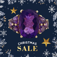 Load image into Gallery viewer, Exquisite Antique & Collectables - Jewellery - Ring - Amethyst and Yellow Gold