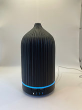 Load image into Gallery viewer, Essential Oil Ceramic Diffuser with Calming Soft light and Spray Mist - Black