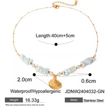Load image into Gallery viewer, Costume - Jewellery - Ocean Charms - Necklace with Seashells