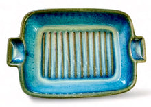 Load image into Gallery viewer, Baking Dish - Blue Glazed Pottery