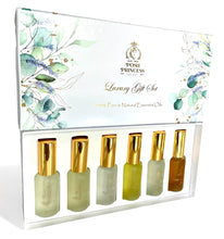 Load image into Gallery viewer, Diffuser - Coloured Glass for Essential Oils with Calming Soft light and Spray Mist - Orange with multicolour light option