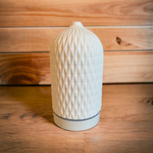 Load image into Gallery viewer, Essential Oil Ceramic Diffuser with Calming Soft light and Spray Mist - White
