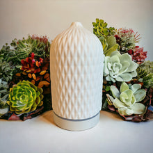 Load image into Gallery viewer, Essential Oil Ceramic Diffuser with Calming Soft light and Spray Mist - White