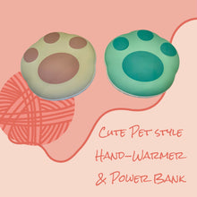 Load image into Gallery viewer, Pet Paw inspired Hand Warmer & Power Bank / Pet Cozy Bed Warmer