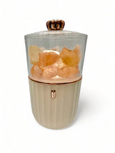 Load image into Gallery viewer, Essential Oil Aromatheraphy Lamp with Salt Crystals from the Himalayas with Calming Soft light