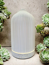 Load image into Gallery viewer, Essential Oil Ceramic Diffuser with Calming Soft light and Spray Mist - White