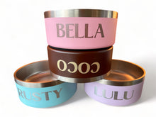 Load image into Gallery viewer, Pet Bowl - Personalised "Pet Name Laminating" with your very own pets name