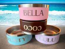 Load image into Gallery viewer, Pet Bowl - Personalised "Pet Name Laminating" with your very own pets name