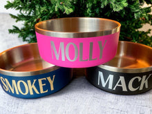 Load image into Gallery viewer, Pet Bowl - Personalised "Pet Name Laminating" with your very own pets name