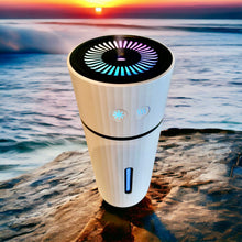 Load image into Gallery viewer, Essential Oil Diffuser with Calming Soft light and Spray Mist - White
